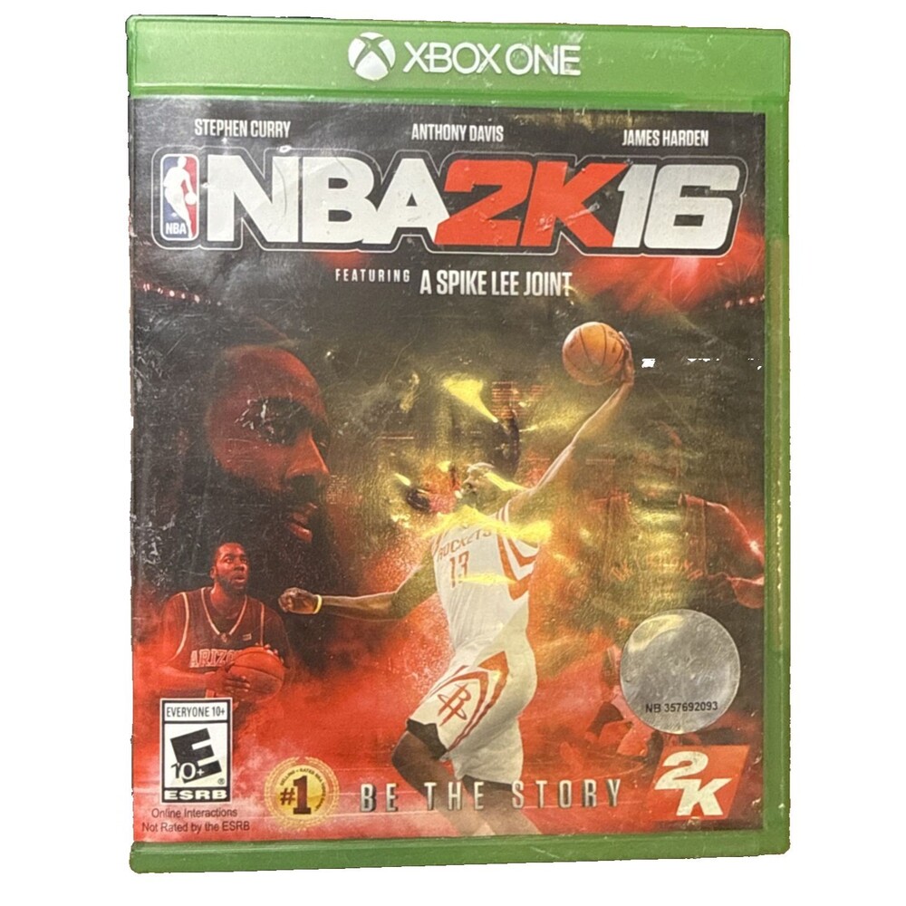NBA 2K16 Microsoft Xbox One 2015 Basketball Game Complete CIB w Manual